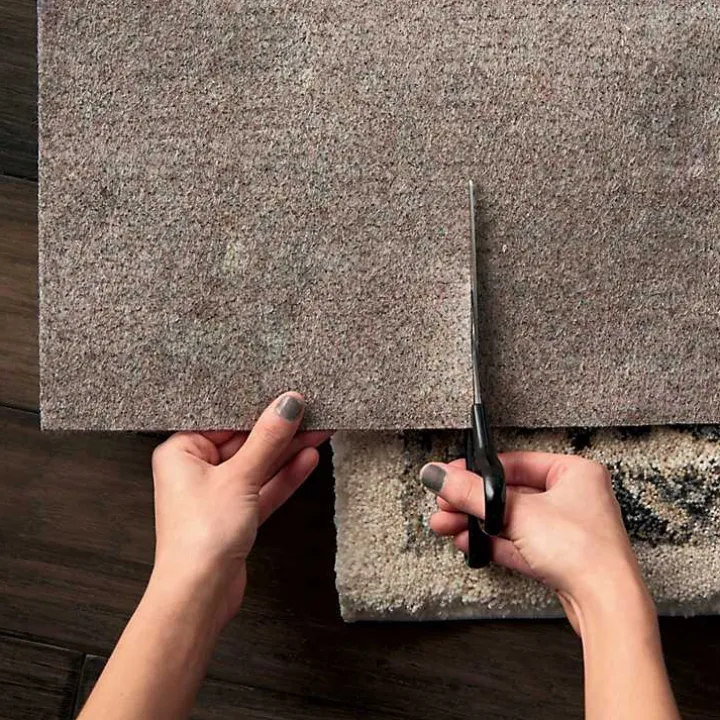 Gray Reversible Non-Slip Rug Pad, 2x8