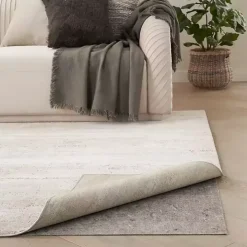 Gray Reversible Non-Slip Rug Pad, 5x8