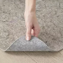 Gray Reversible Non-Slip Rug Pad, 8x10