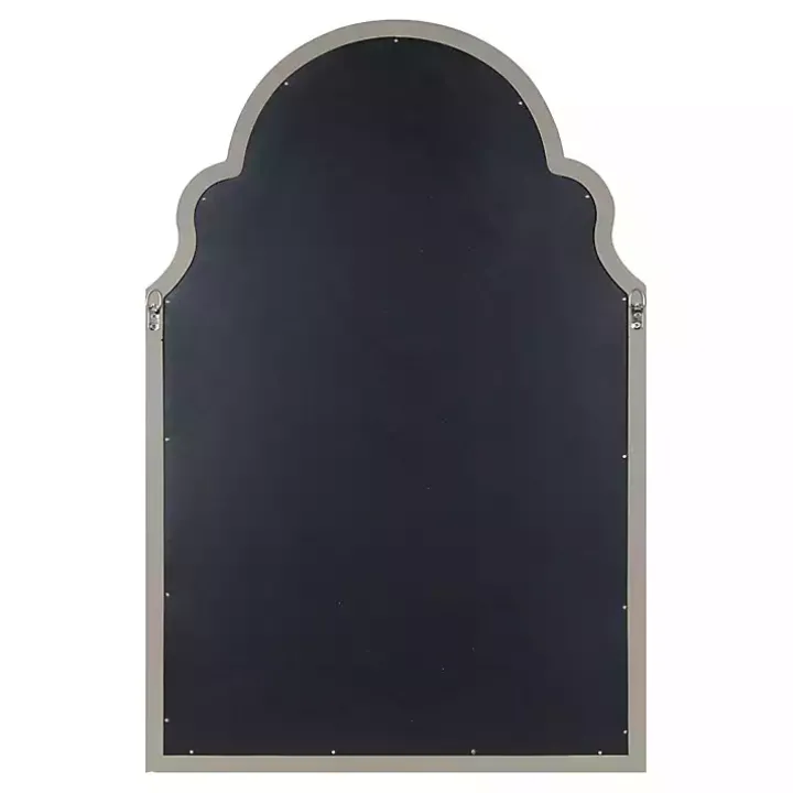 Gray Scalloped Arch Fabric Pinboard