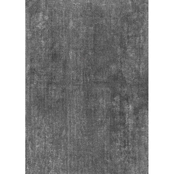 Gray Shag Washable Area Rug, 6x9