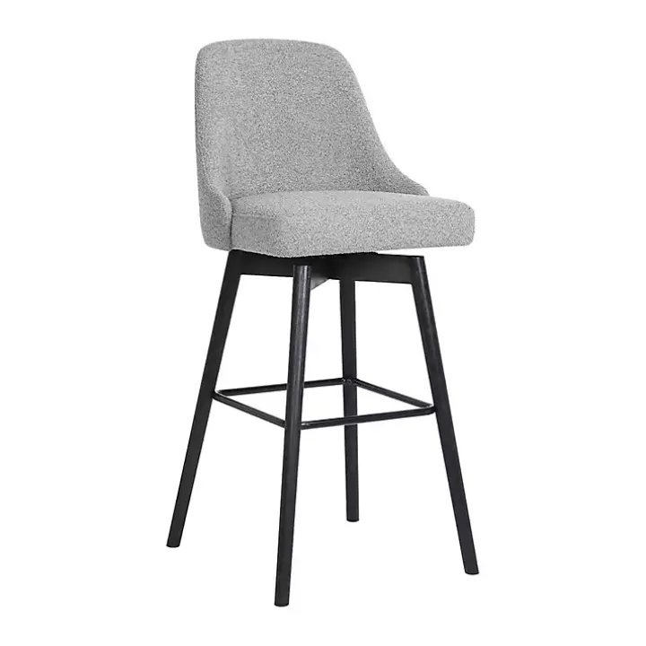 Gray Sicily Swivel Counter Stool