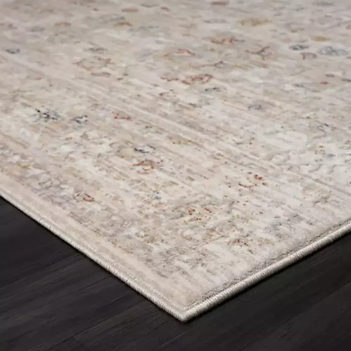 Gray Subtle Pattern Area Rug, 5x7