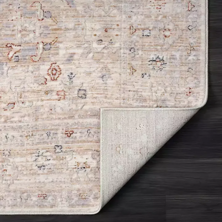 Gray Subtle Pattern Area Rug, 5x7