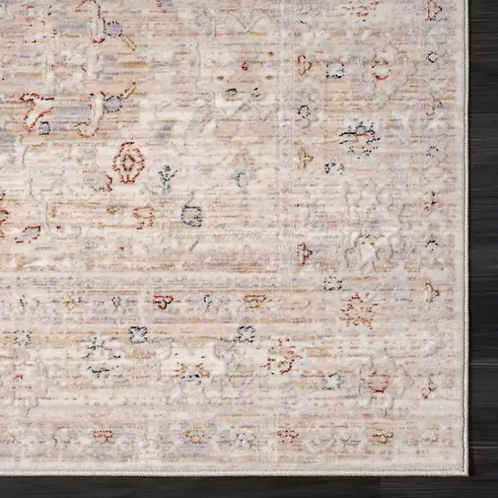 Gray Subtle Pattern Area Rug, 5x7