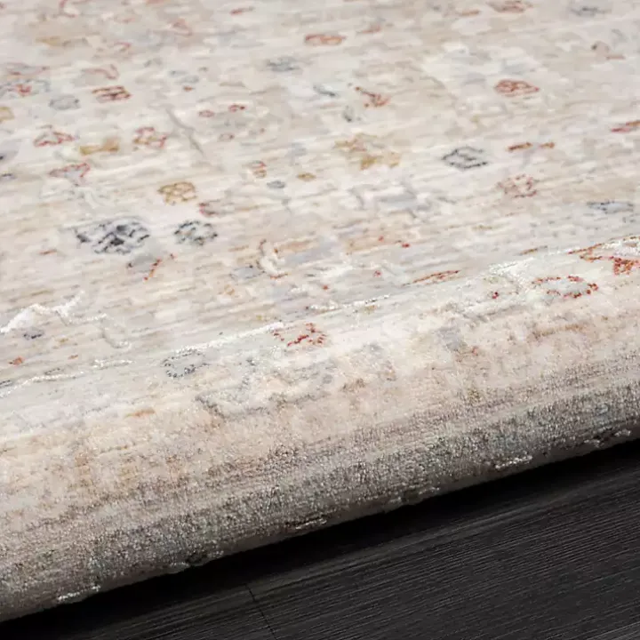 Gray Subtle Pattern Area Rug, 5x7