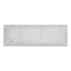 Gray Tufted Reversible Bath Runner