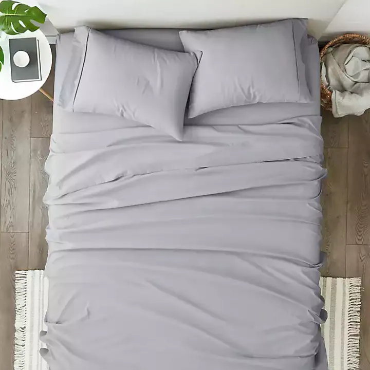 Gray Ultra Soft 4-pc. California King Sheet Set
