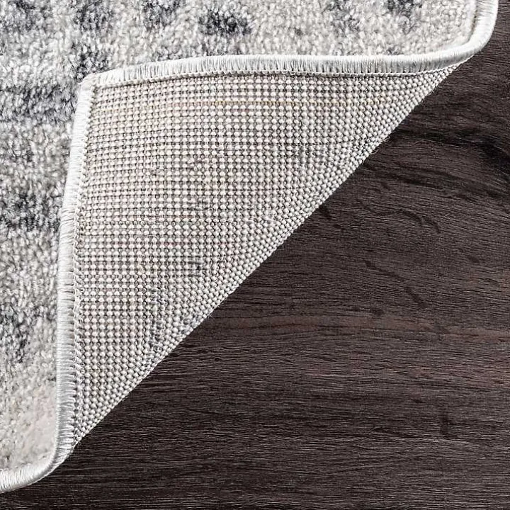 Gray Vintage Distressed Area Rug, 8x12