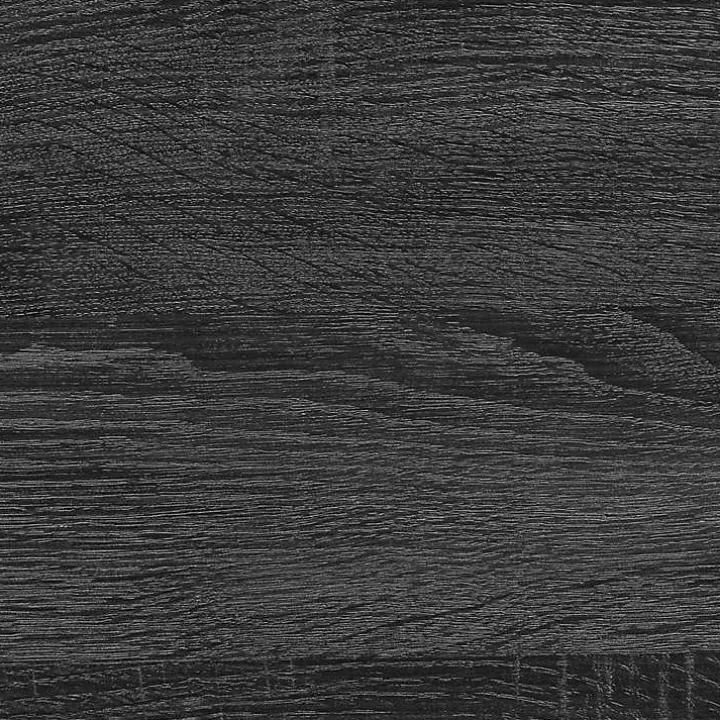 Gray Wood X Doors Media Cabinet