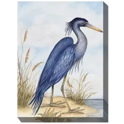 Great Blue Heron Outdoor Canvas Art Print