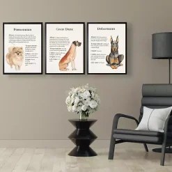 Great Dane Facts Framed Wall Plaque