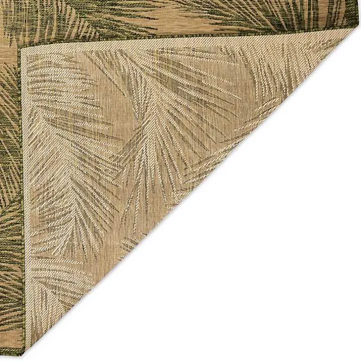 Green Cabo Palm Indoor Outdoor Area Rug, 8x10