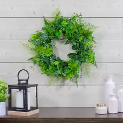 Green Fern Foliage Wreath