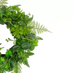 Green Fern Foliage Wreath
