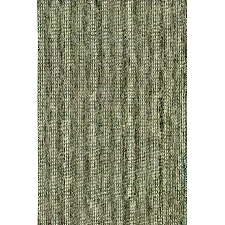 Green Intertwine Indoor/Outdoor Area Rug, 7x9