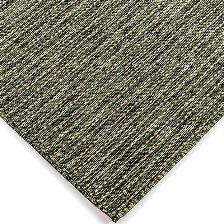 Green Intertwine Indoor/Outdoor Area Rug, 7x9