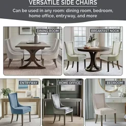 Green Madison Park Ultra Dining Chairs, Set of 2