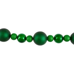 Green Shatterproof Ornament Tree Garland