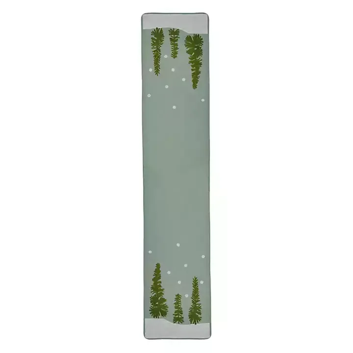 Green Trees Christmas Table Runner