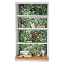 Green Tropical Leaves Peel & Stick Wallpaper