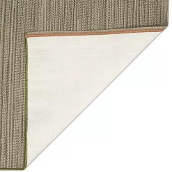 Green Woven Lines Indoor/Outdoor Accent Rug, 2x3