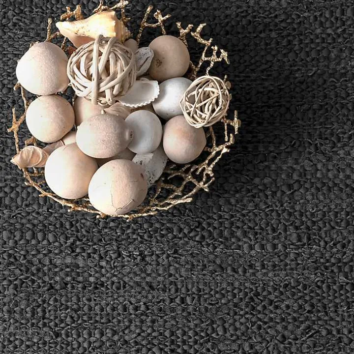 Hand Braided Leather Kelli Jute Area Rug, 7x9