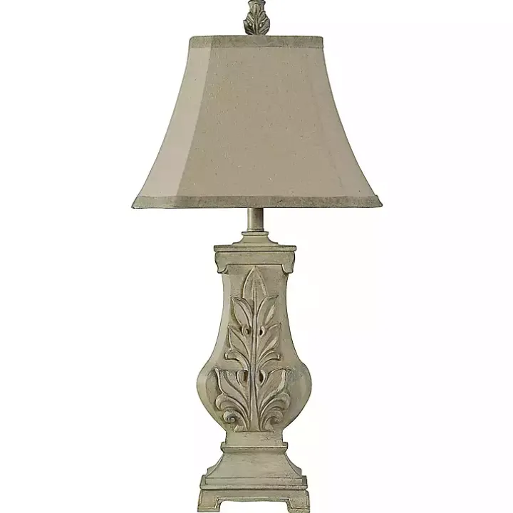 Hand Carved Bokava Table Lamp
