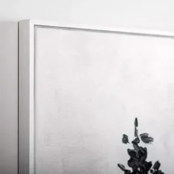 Handpainted Mountain Scene Framed Art