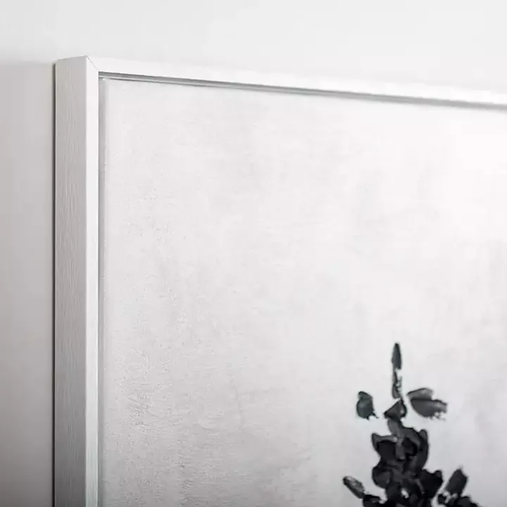 Handpainted Mountain Scene Framed Art