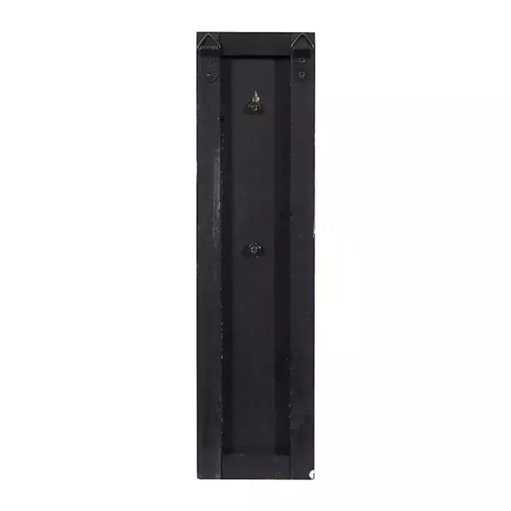 Hanging Lantern Fir Wood and Iron Sconce