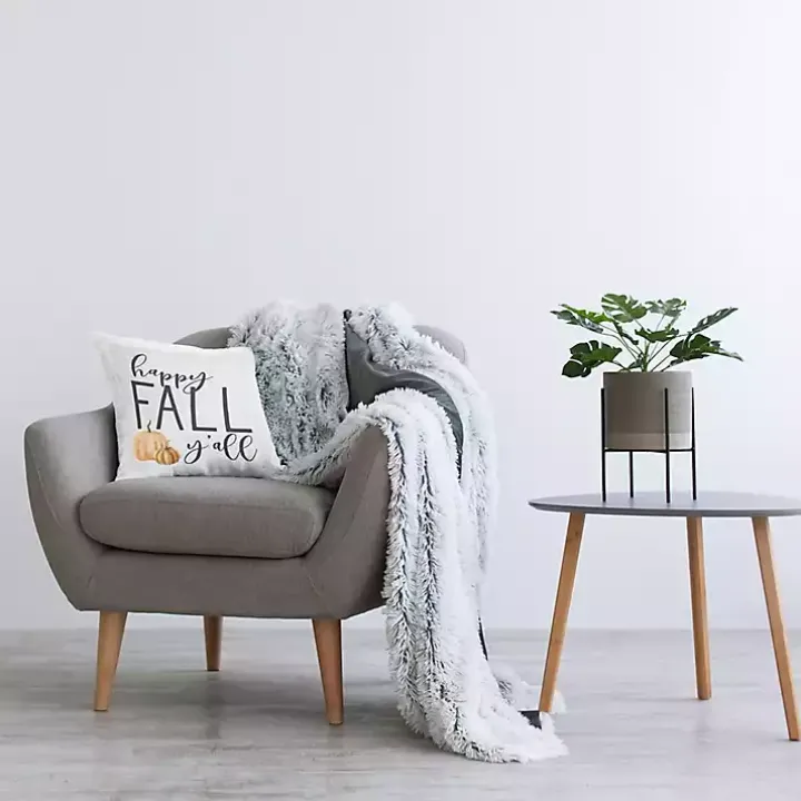 Happy Fall Yall Harvest Throw Pillow