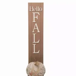 Hello Fall Pumpkin Porch Board