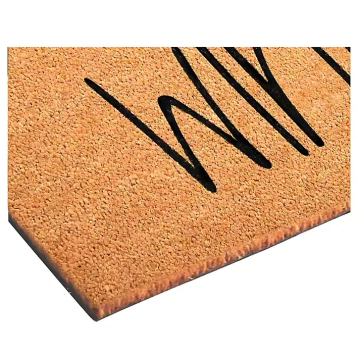 Hello Winter Coir Doormat