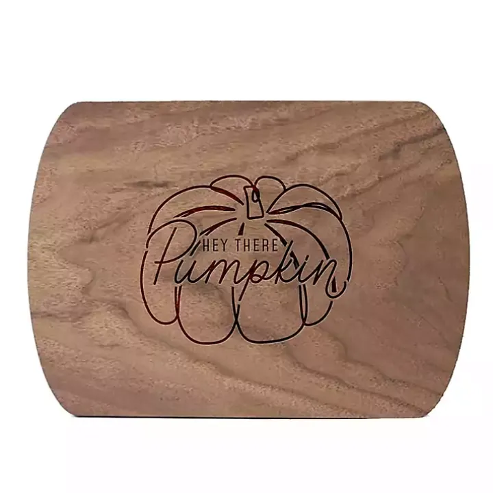Hey There Pumpkin Walnut Serving Board