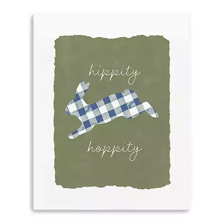 Hippity Hoppity Easter Canvas Art Print
