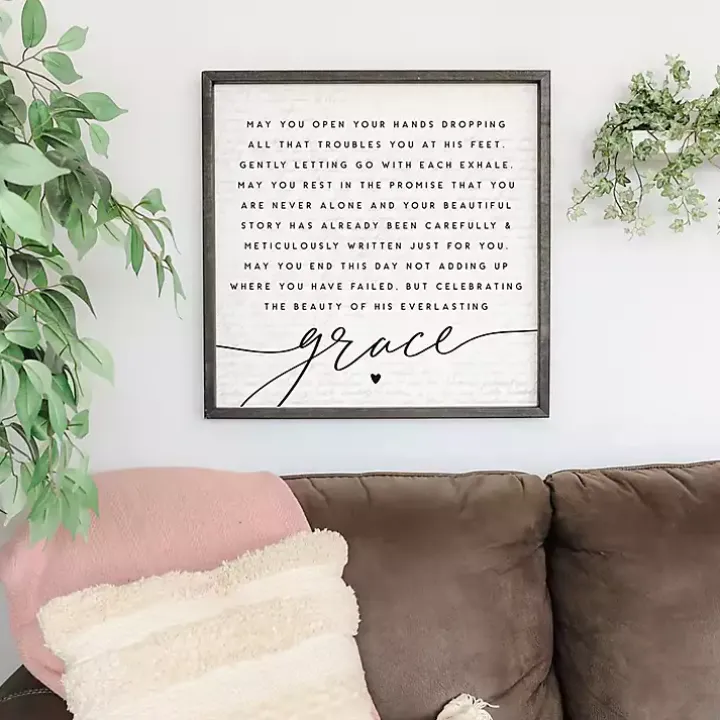 His Everlasting Grace Wall Plaque