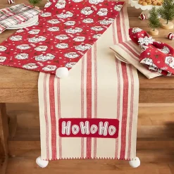 Ho Ho Ho Santa Reversible Table Runner