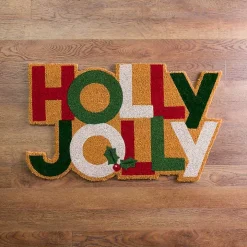 Holly Jolly Christmas Doormat