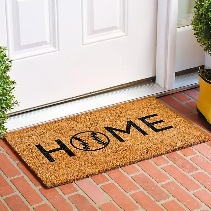 Home Baseball Doormat
