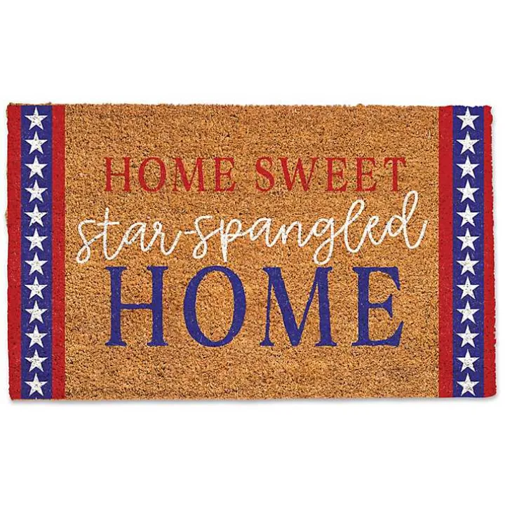 Home Sweet Star-Spangled Home Coir Doormat