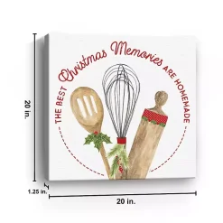Homemade Christmas Memories Canvas Art Print