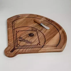 Homeplate Shaped Acacia Wood Serving Board