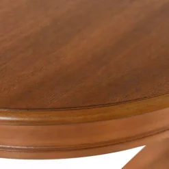 Honey Brown Half Moon Tinslee Console Table