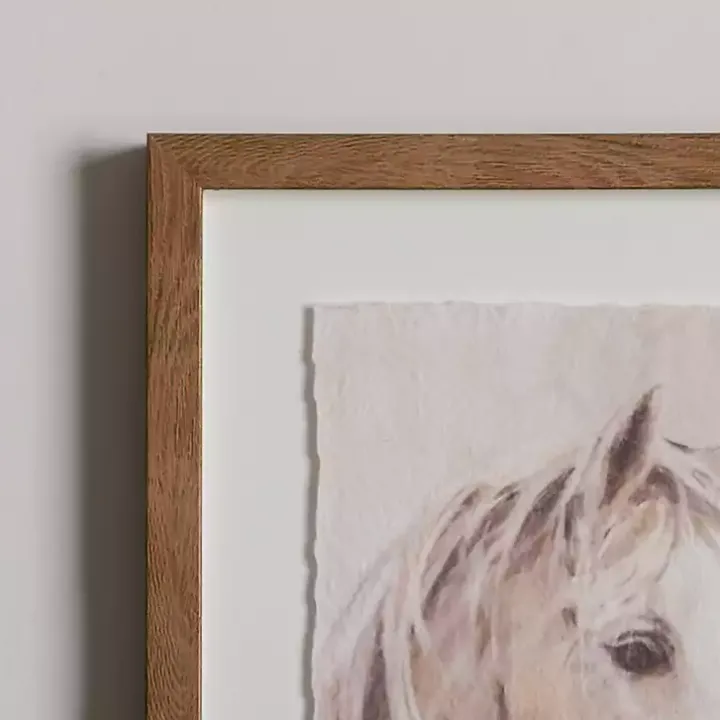 Horse Buddies Framed Art Prints, Set of 2