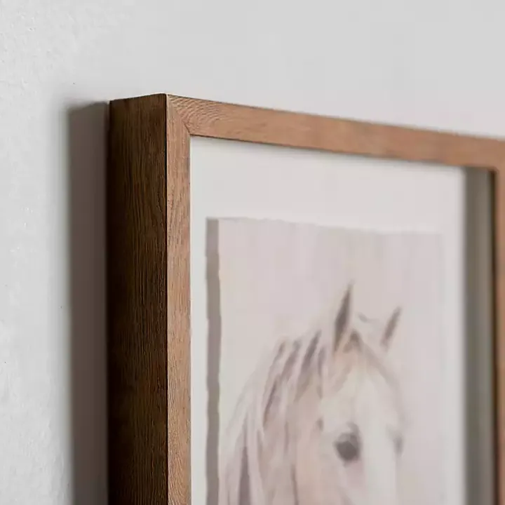 Horse Buddies Framed Art Prints, Set of 2