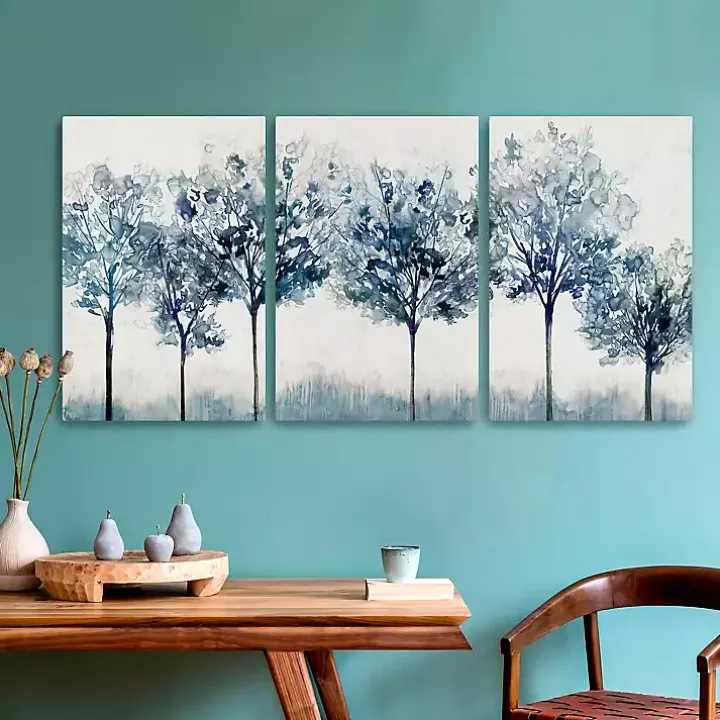 Indigo Forest Light Canvas Art Prints, 16x24