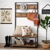 Industrial Metal and Barnwood Hall Tree