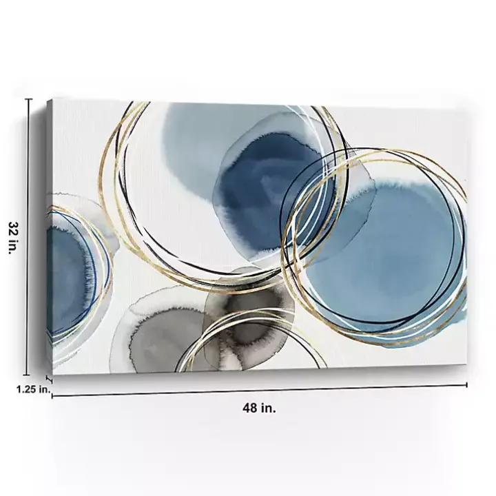 Infinity Indigo II Canvas Art Print