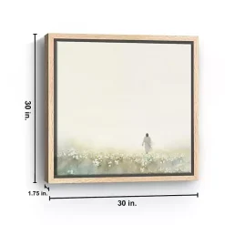 Into the Light Framed Canvas Art Print, 30x30